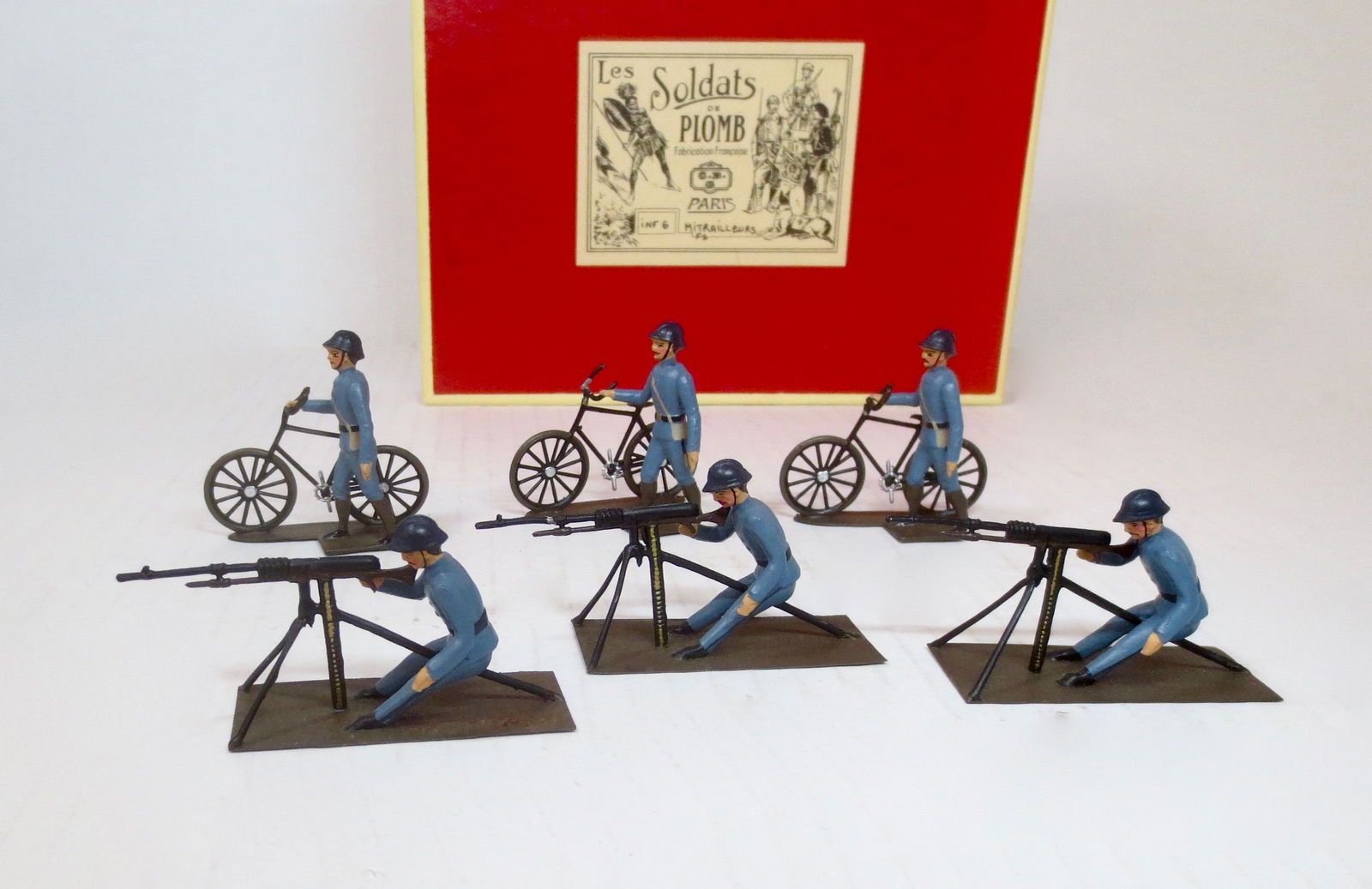 Mignot French Machine Gunners & Cyclists (1 of 1)
