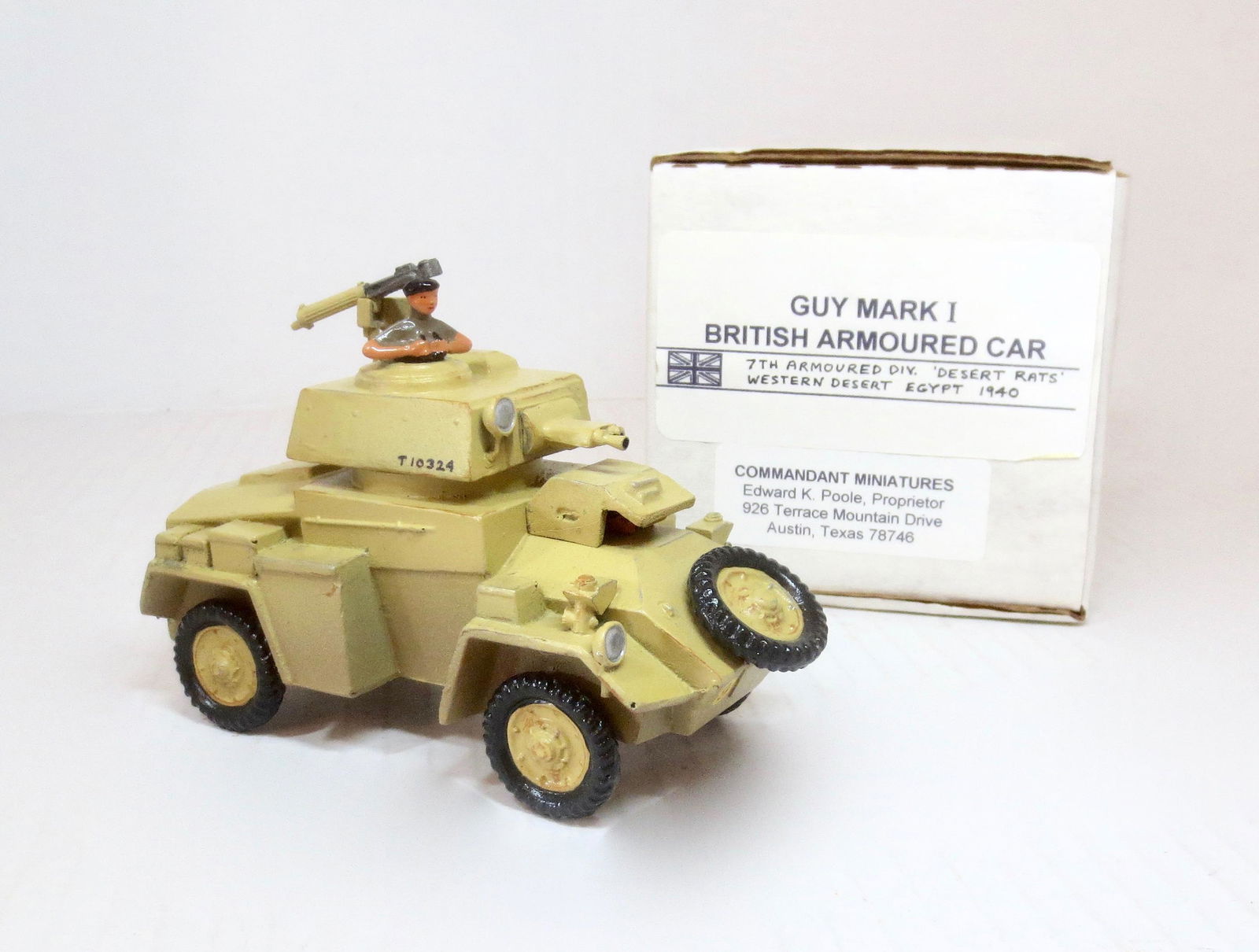 Commandant Miniatures British Armoured Car (1 of 1)