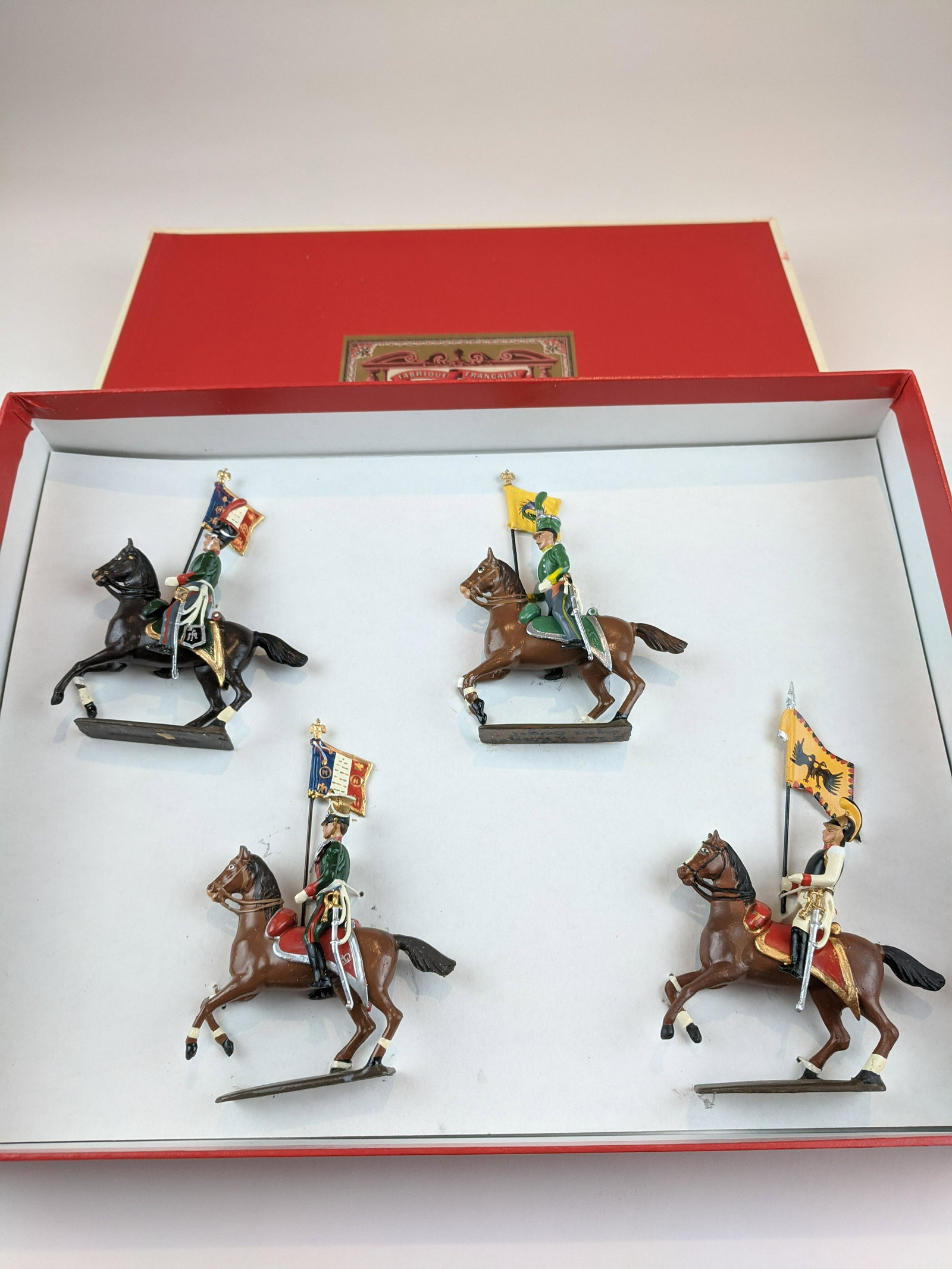 Mignot 238, 253, 264, 270 Cavalry: 4 Pieces Condition New In Box