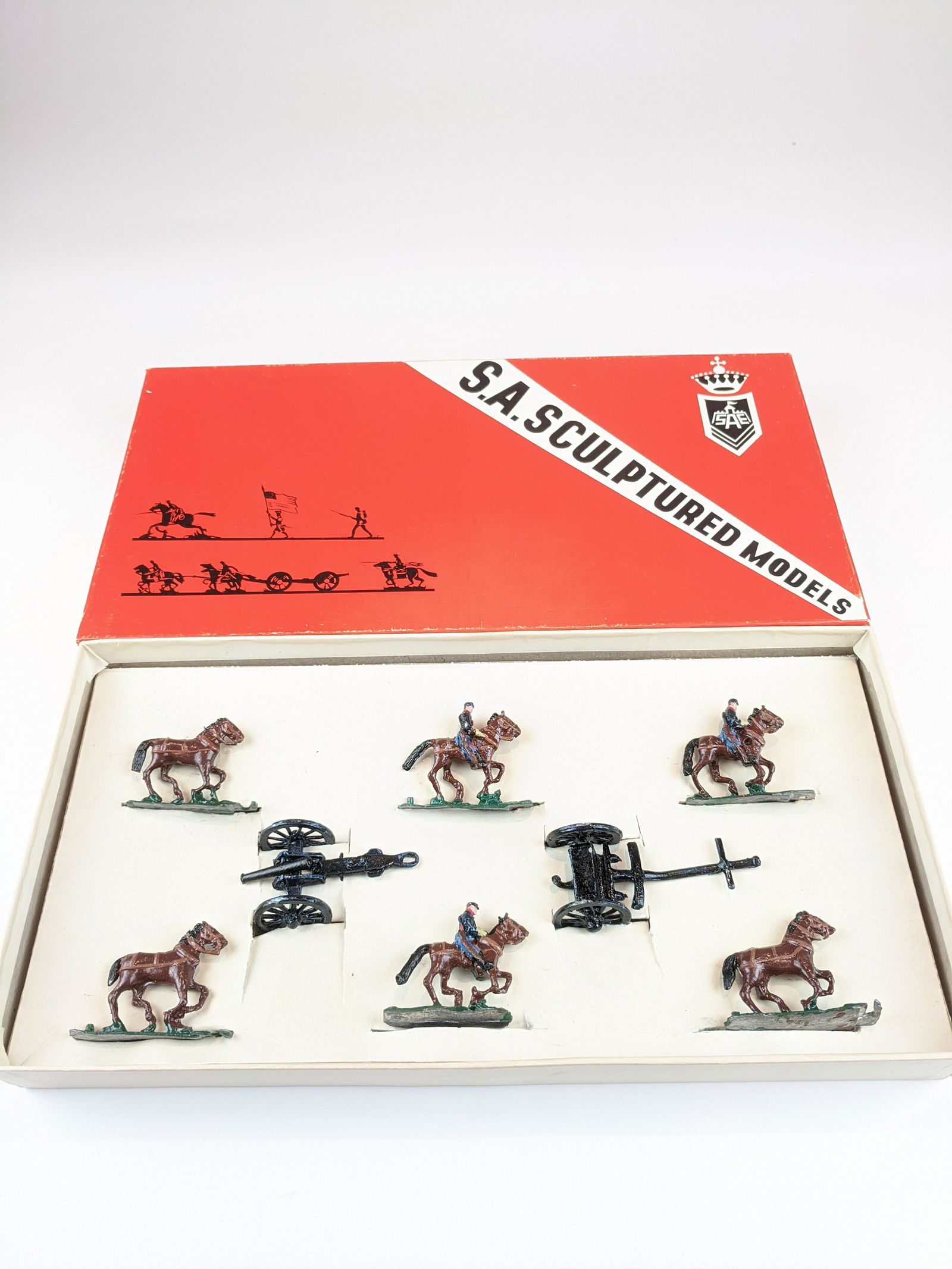 SAE #6443 Union Gun Team: 8 Pieces Condition Excellent Box Excellent