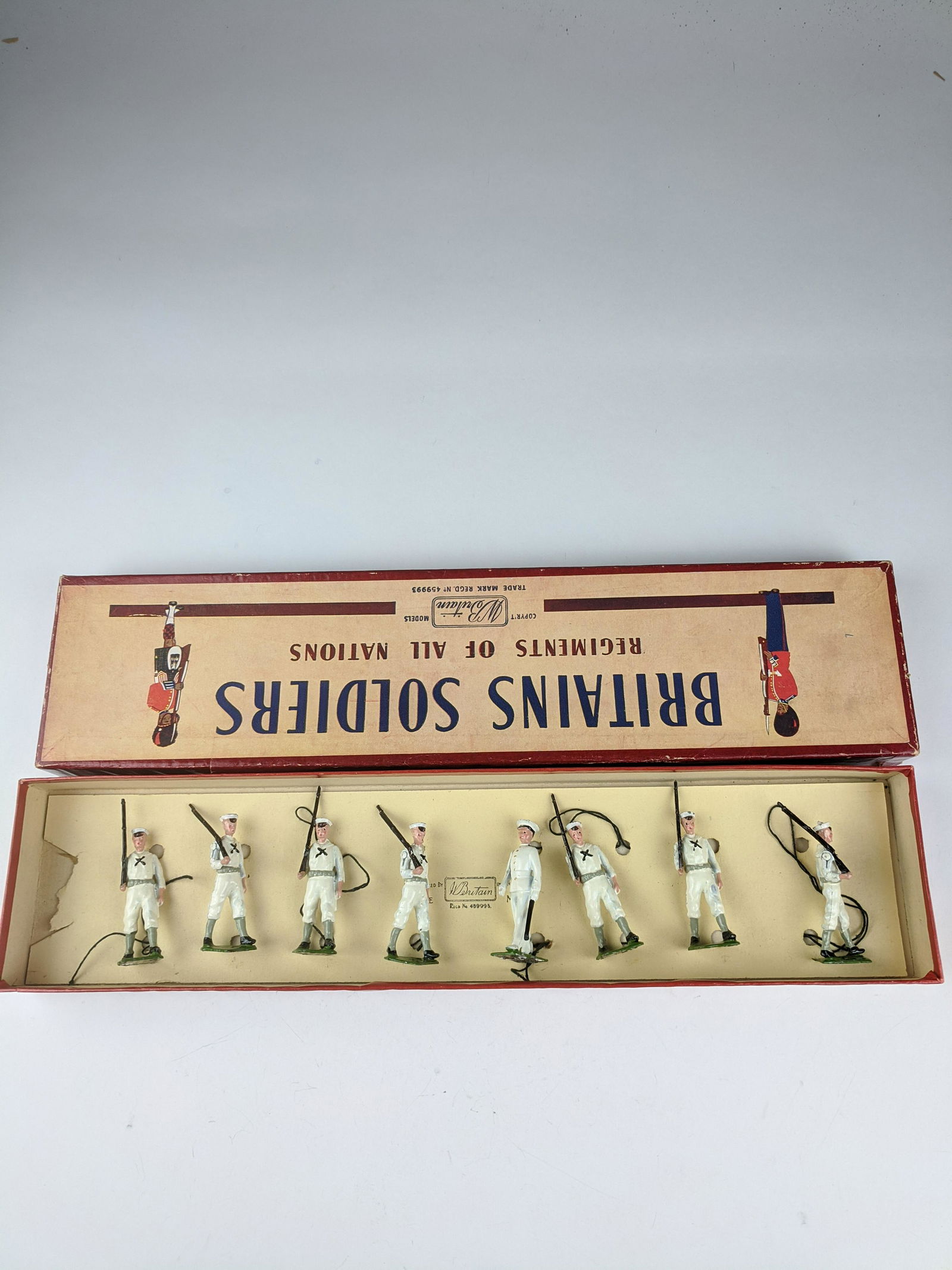 Britains #1253 Whitejackets Marching (1 of 1)