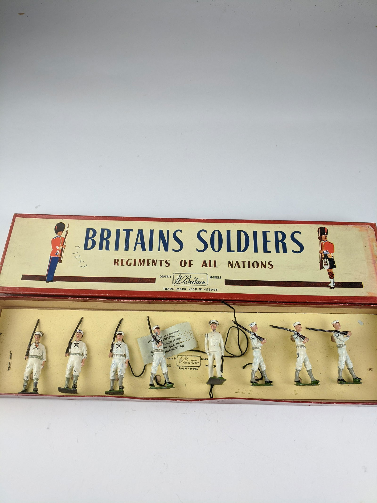 Britains #1253 Whitejackets Marching (1 of 1)