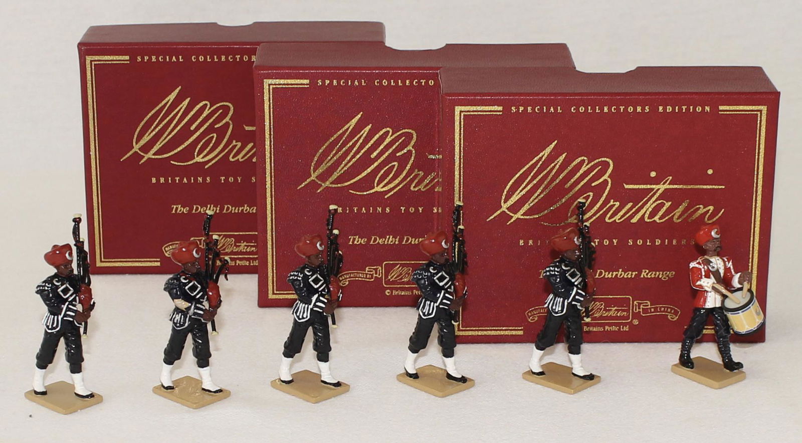 Britains Lot 17th Purbiah Pipe Majors Drummer (1 of 2)