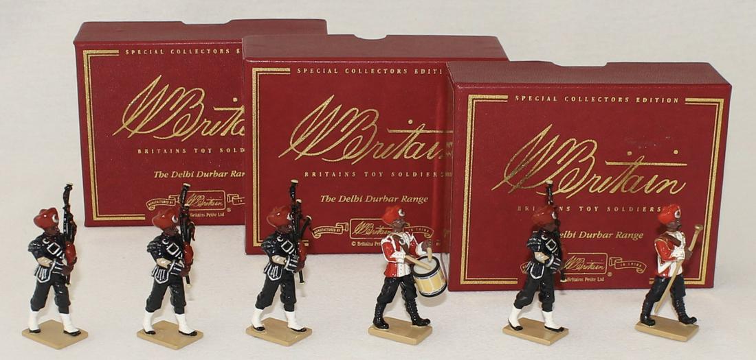 Britains Lot 17th Purbiah Pipers  and Drummer (1 of 2)