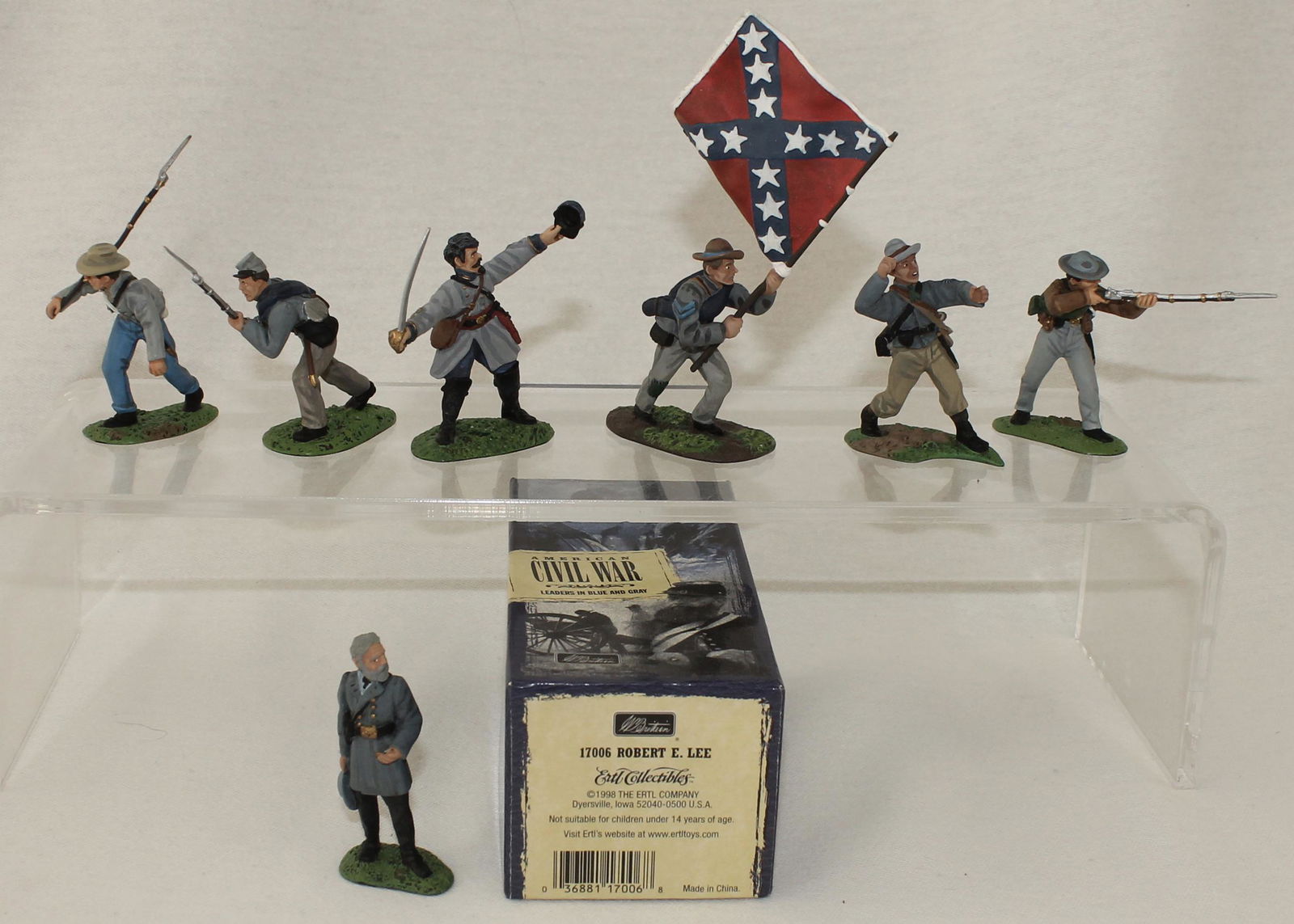 Britains Lot General Lee Confederate Infantry (1 of 2)