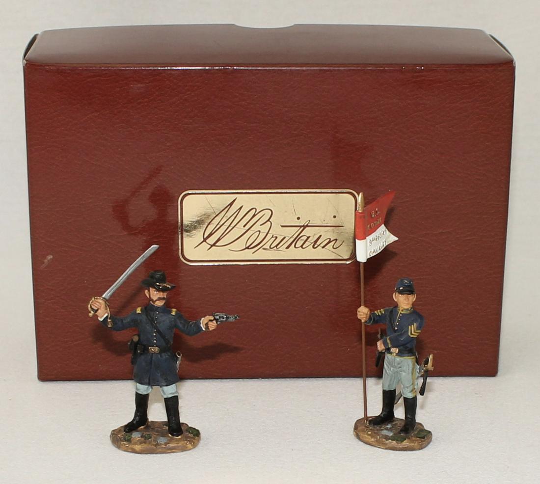 Britains Set ACW Union Officer and Guidon Bearer (1 of 2)