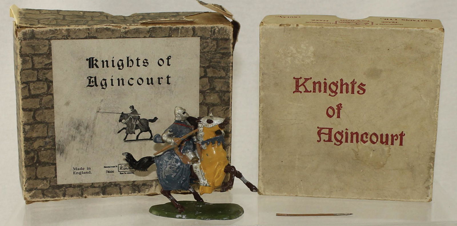 Britains Agincourt Mounted Knight With Lance (1 of 4)