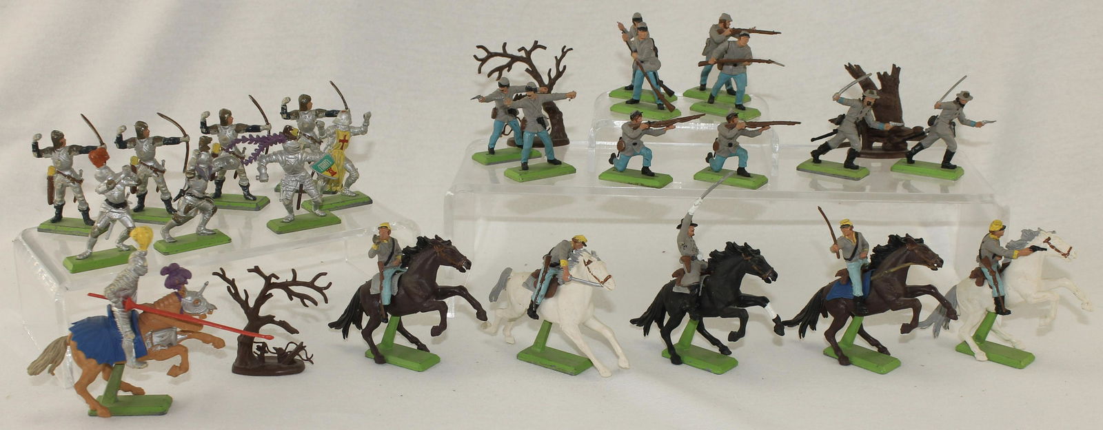 Britains Lot Deetail Knights  ACW Confederates (1 of 3)