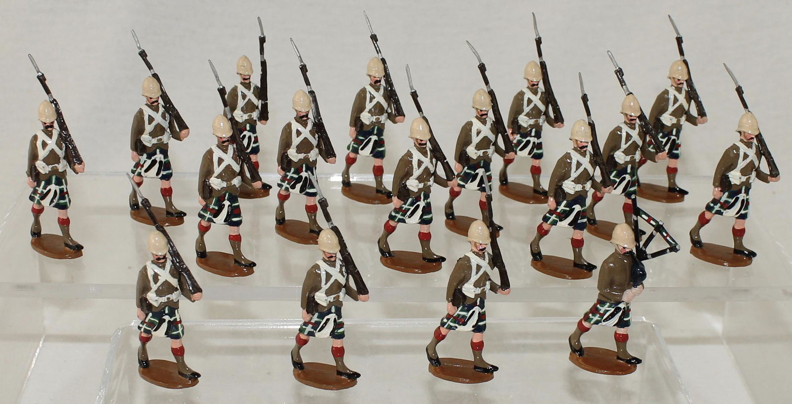 Trophy Lot Cameron Highlanders and Piper (1 of 1)