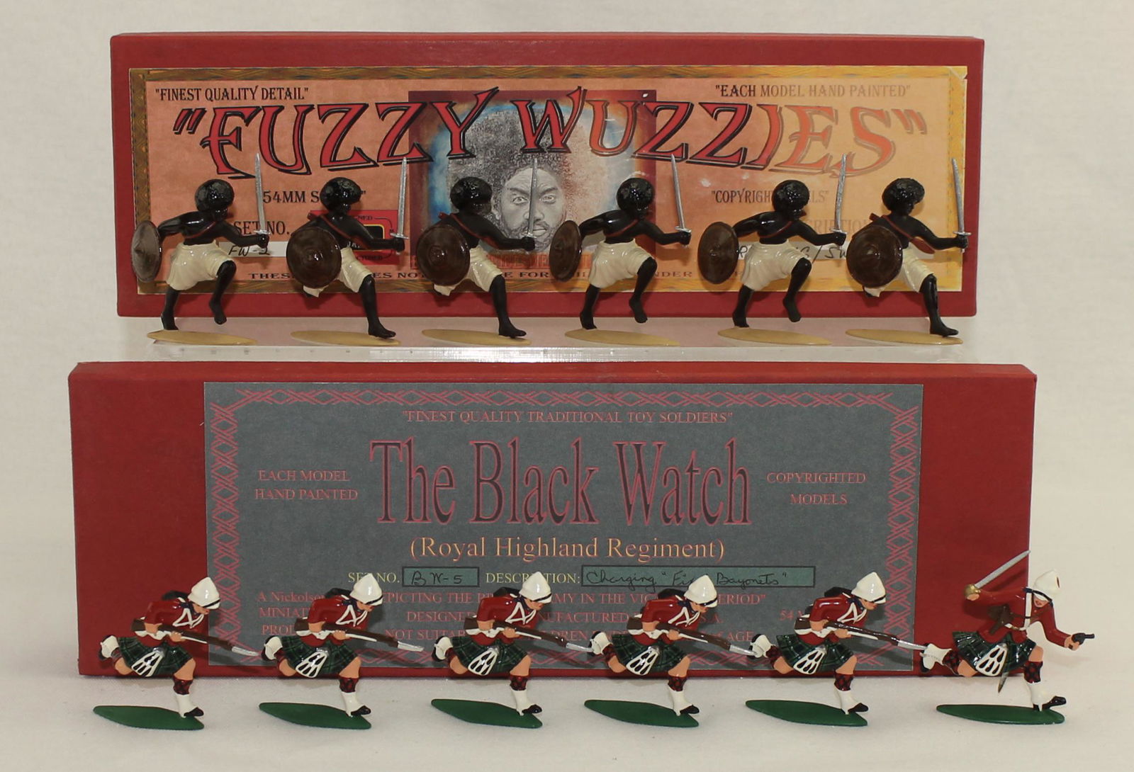 Nickolson Miniatures Lot Fuzzy Wuzzies Black (1 of 1)