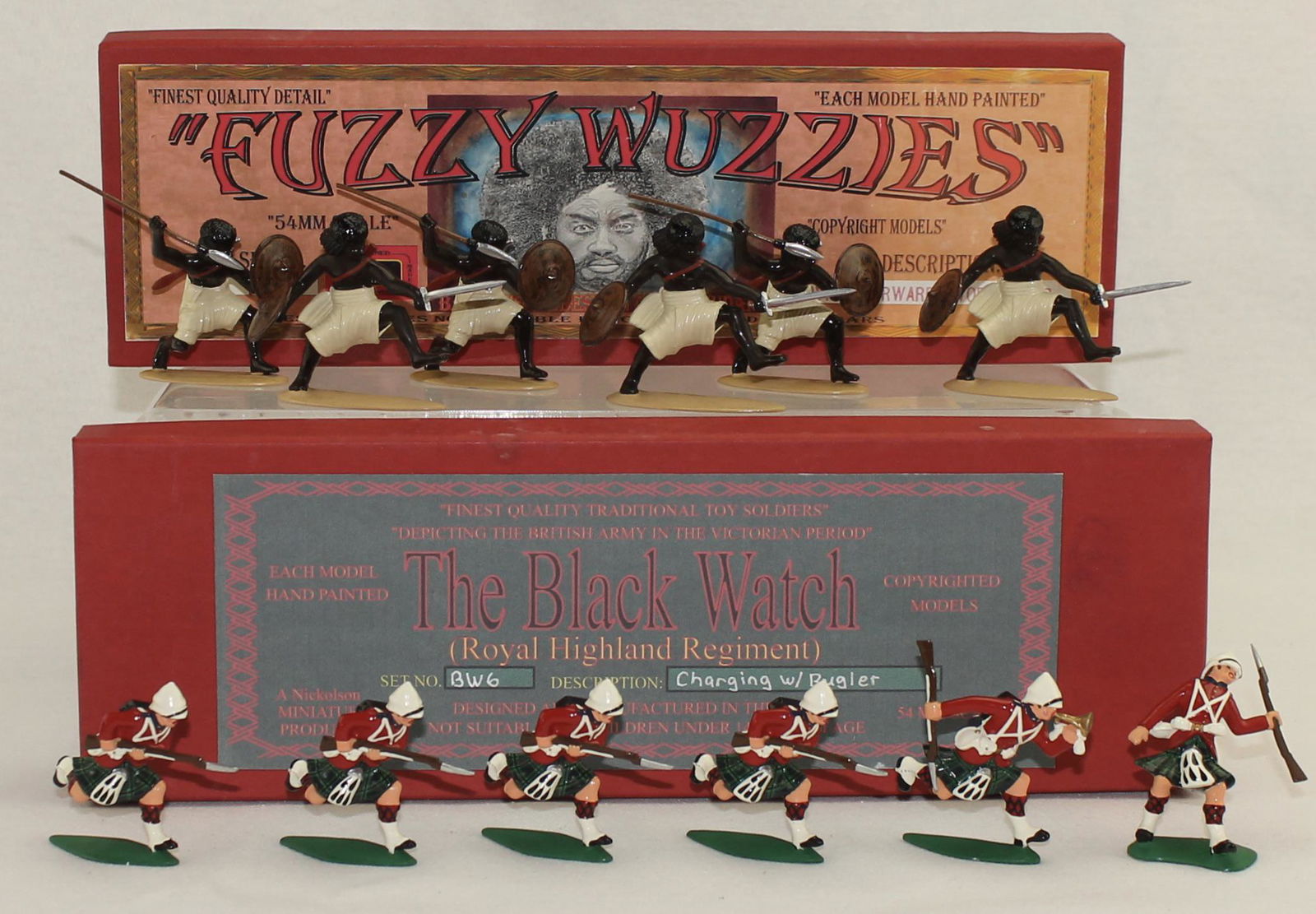 Nickolson Miniatures Lot Fuzzy Wuzzies Black (1 of 1)