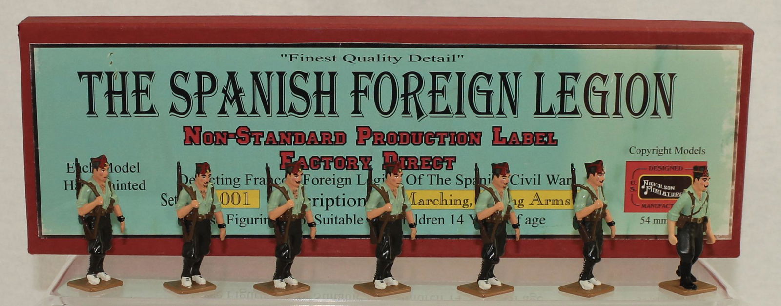 Nickolson Miniatures Set Spanish Foreign Legion (1 of 1)