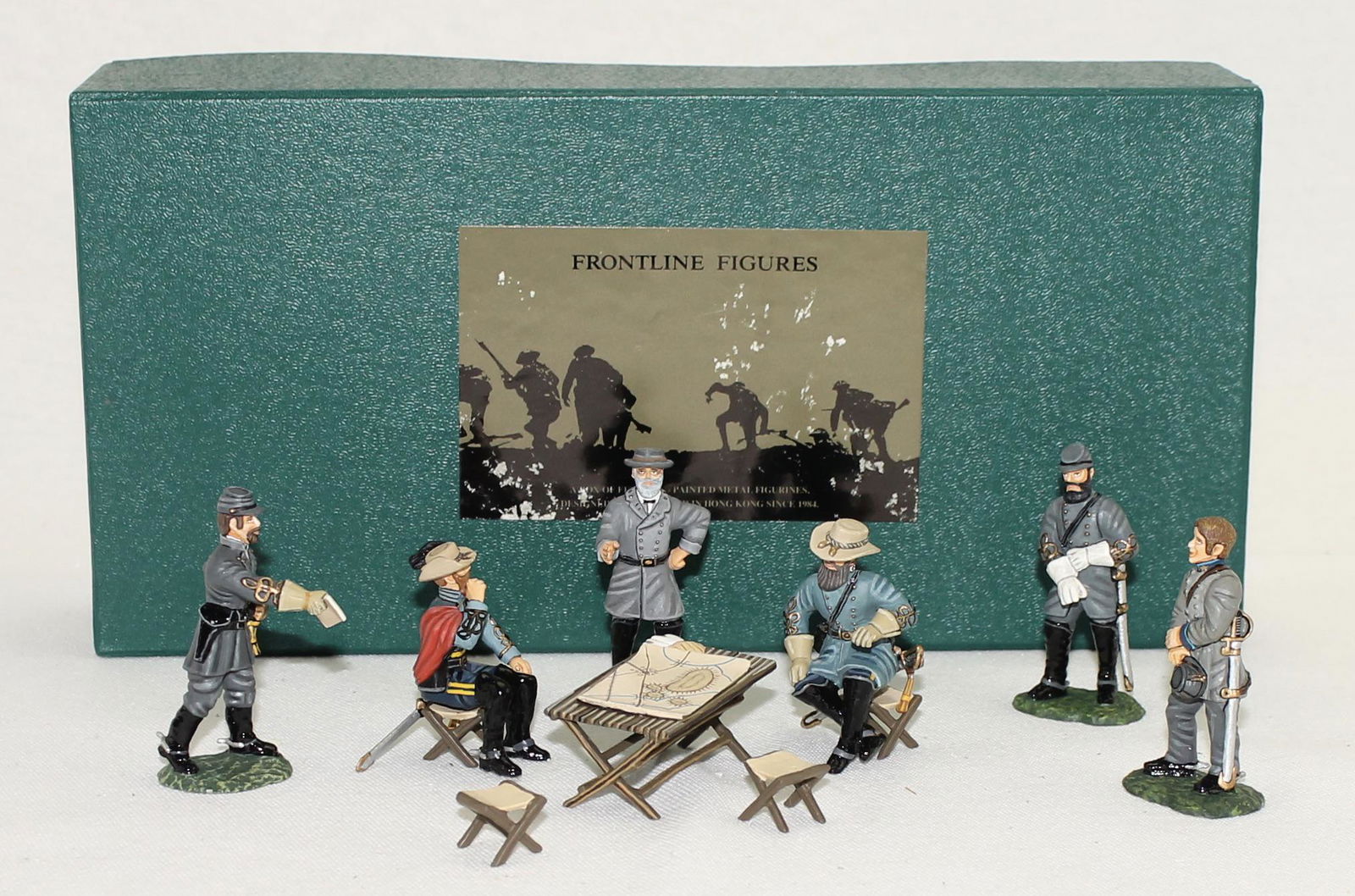 Frontline Set Confederate Generals and ADC (1 of 1)