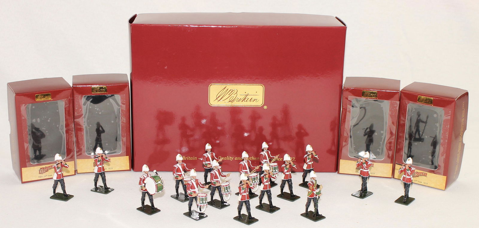 Britains Lot 2nd Battalion Drum Corps and Fifers (1 of 1)