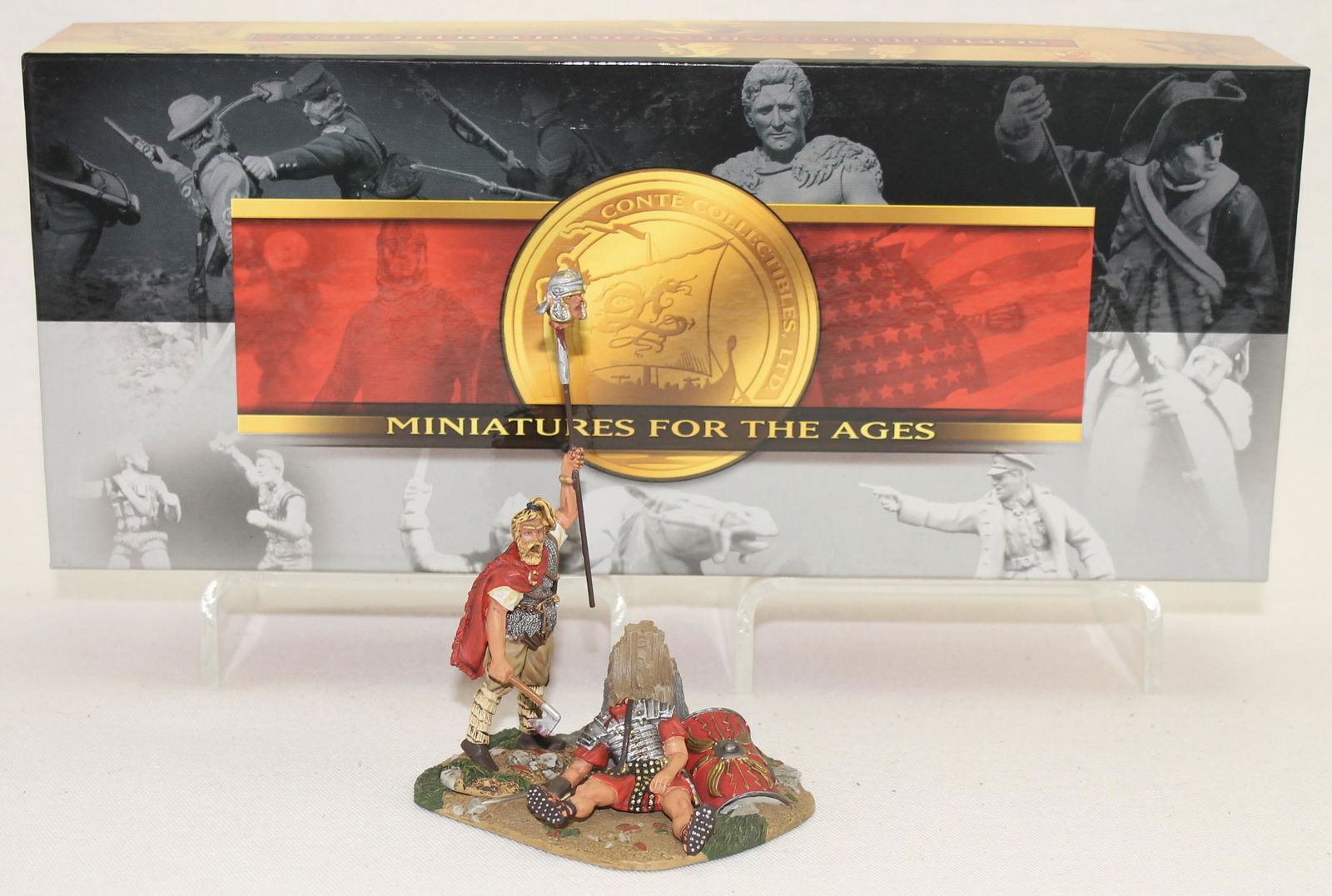 Conte Set Roman Empire Barbarian With Roman Head (1 of 2)