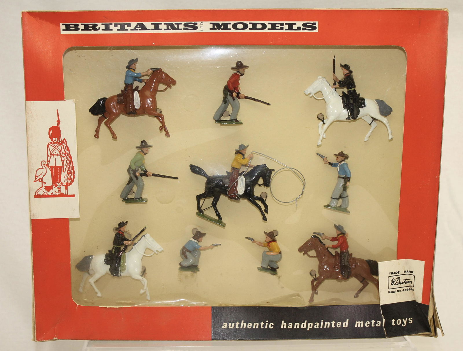 Britains Set #9388 Cowboys Mounted and Foot (1 of 1)