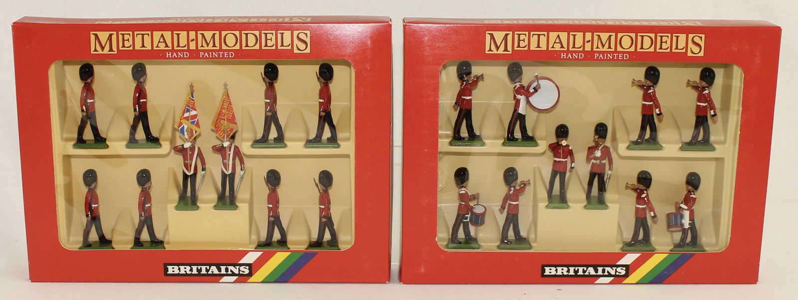 Britains Lot Scots Guards Drums Bugles Color (1 of 1)