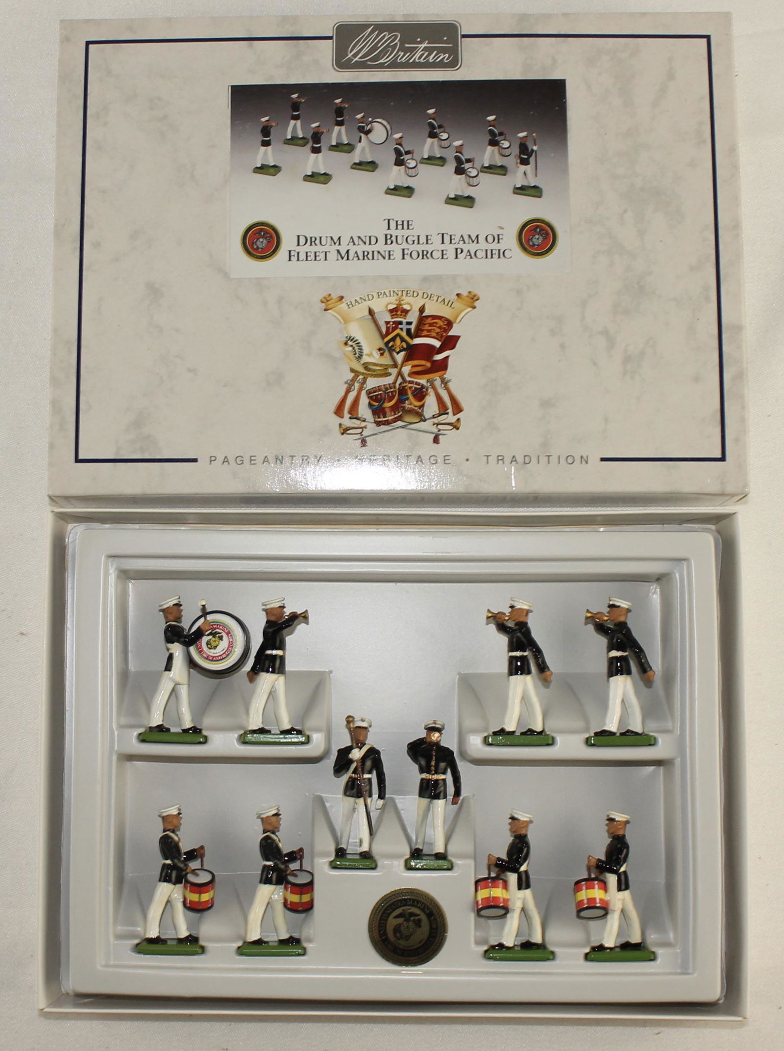 Britains Set US Marine Corps Drum and Bugles (1 of 1)