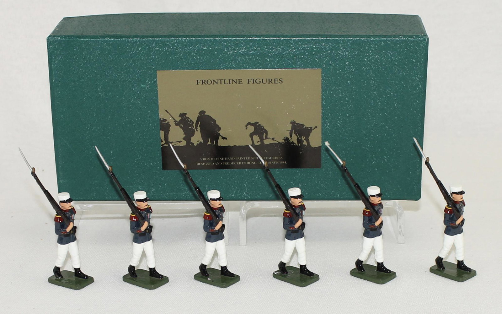 Frontline Set French Foreign Legion Marching: Foreign Legion. French Foreign Legion Marching. Set #PD.4. Supplement Set to Presentation Set in Previous Lot. 6 Pieces. Condition Near Mint. Box Very Good.