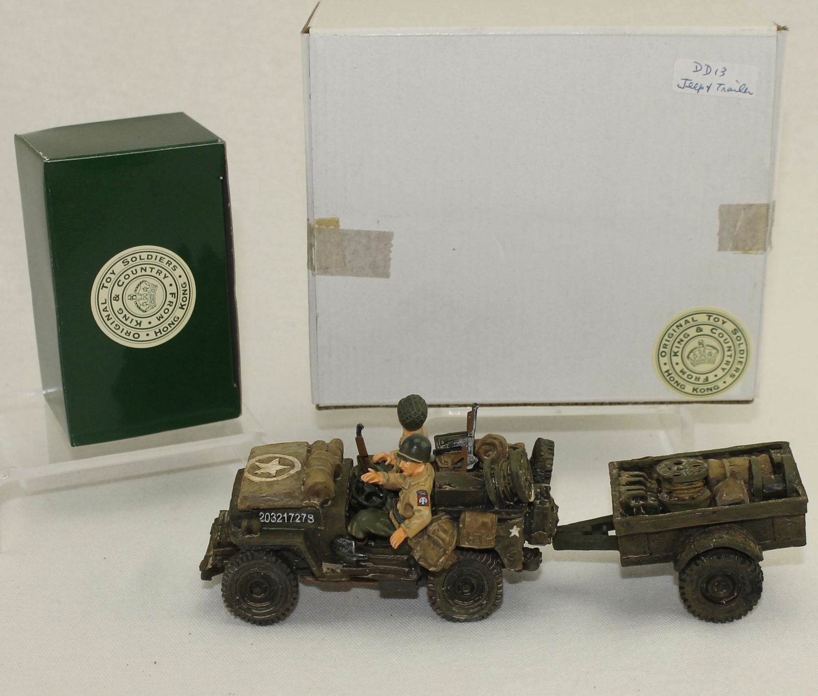 King & Country Set US 82nd Airborne with Jeep (1 of 3)