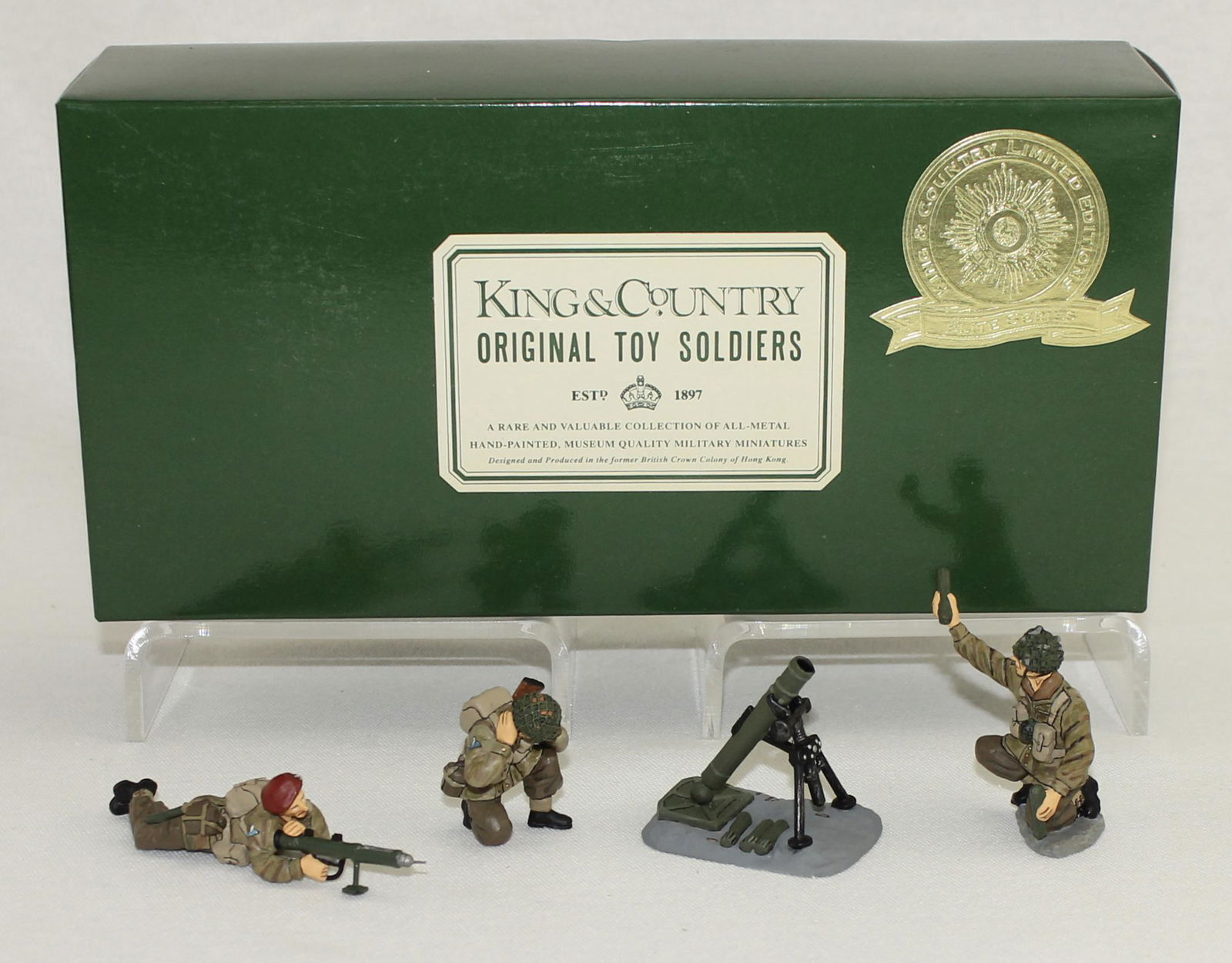 King and Country Set British Mortar Team (1 of 1)