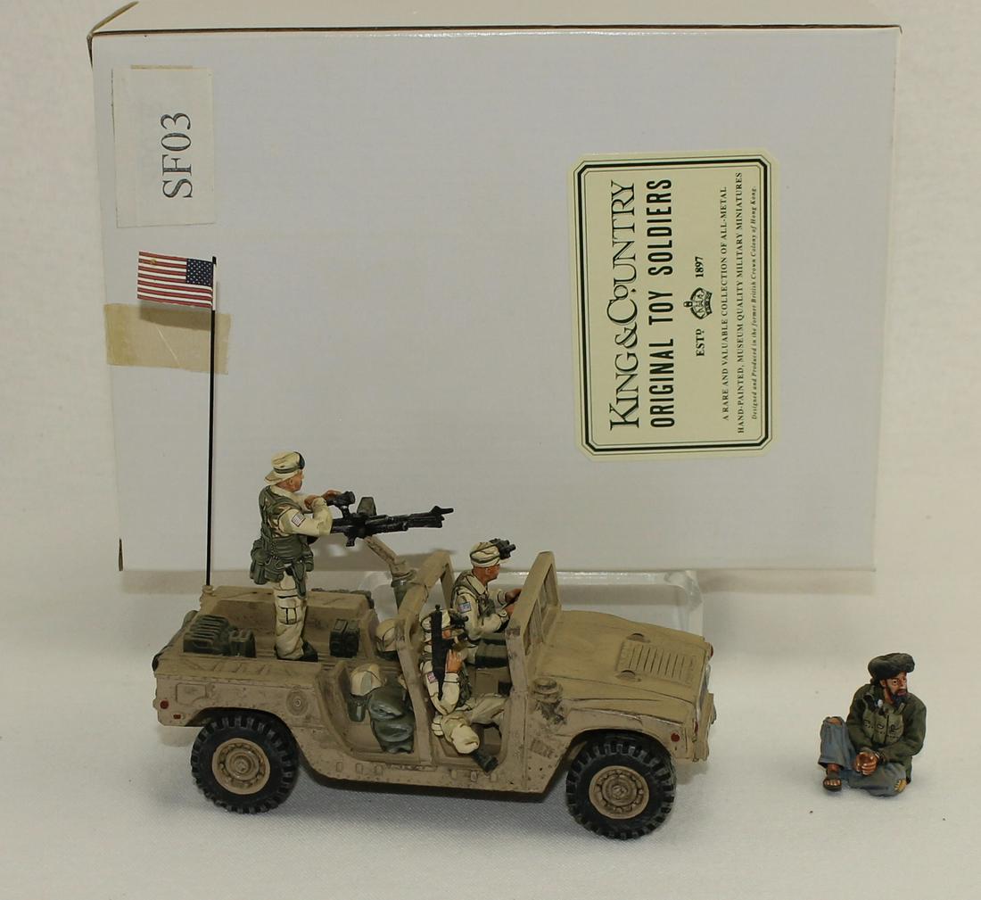 King and Country Set US Humvee Patrol Vehicle (1 of 3)