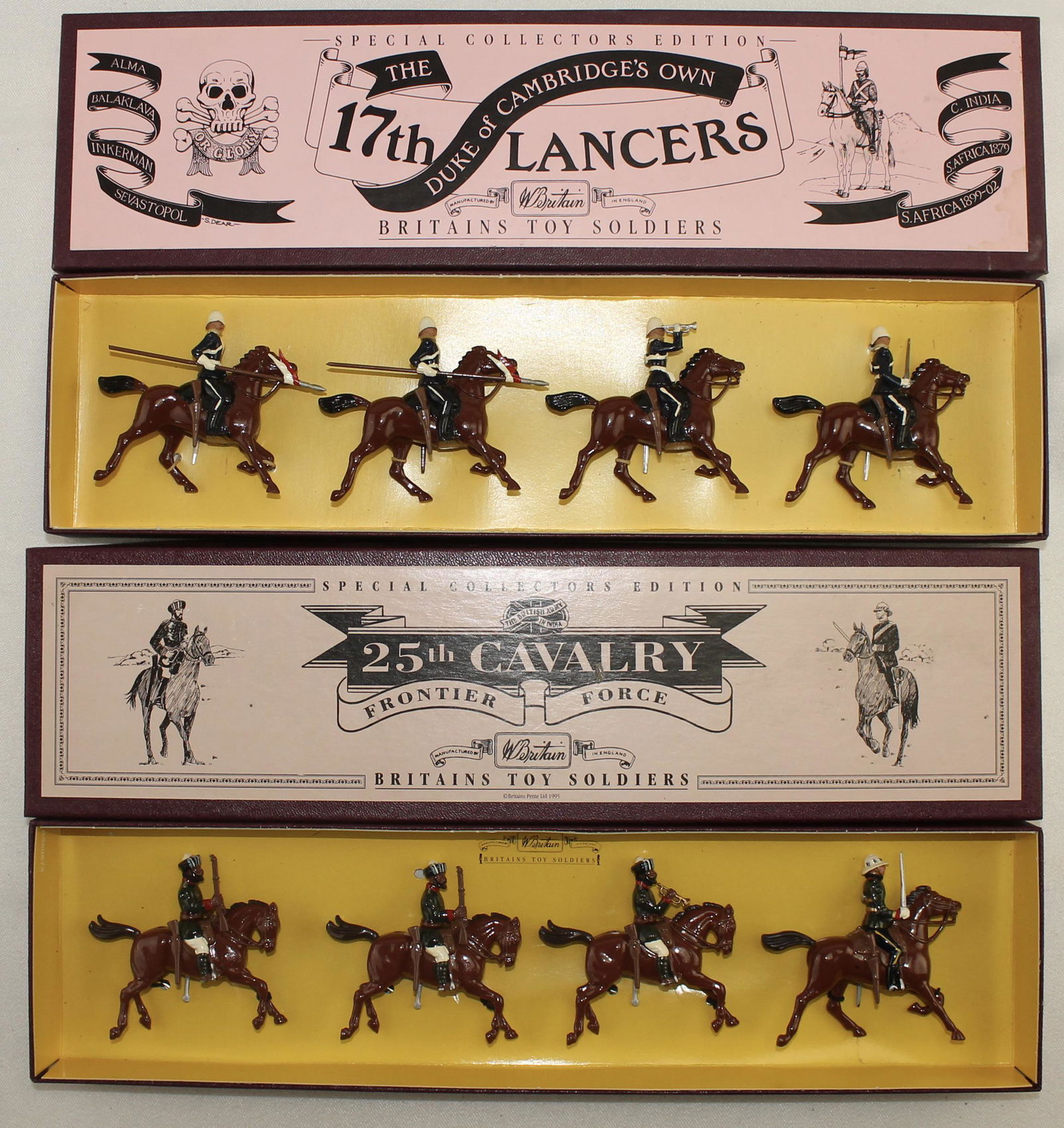 Britains Lot 17th Lancers and 25th Cavalry (1 of 1)