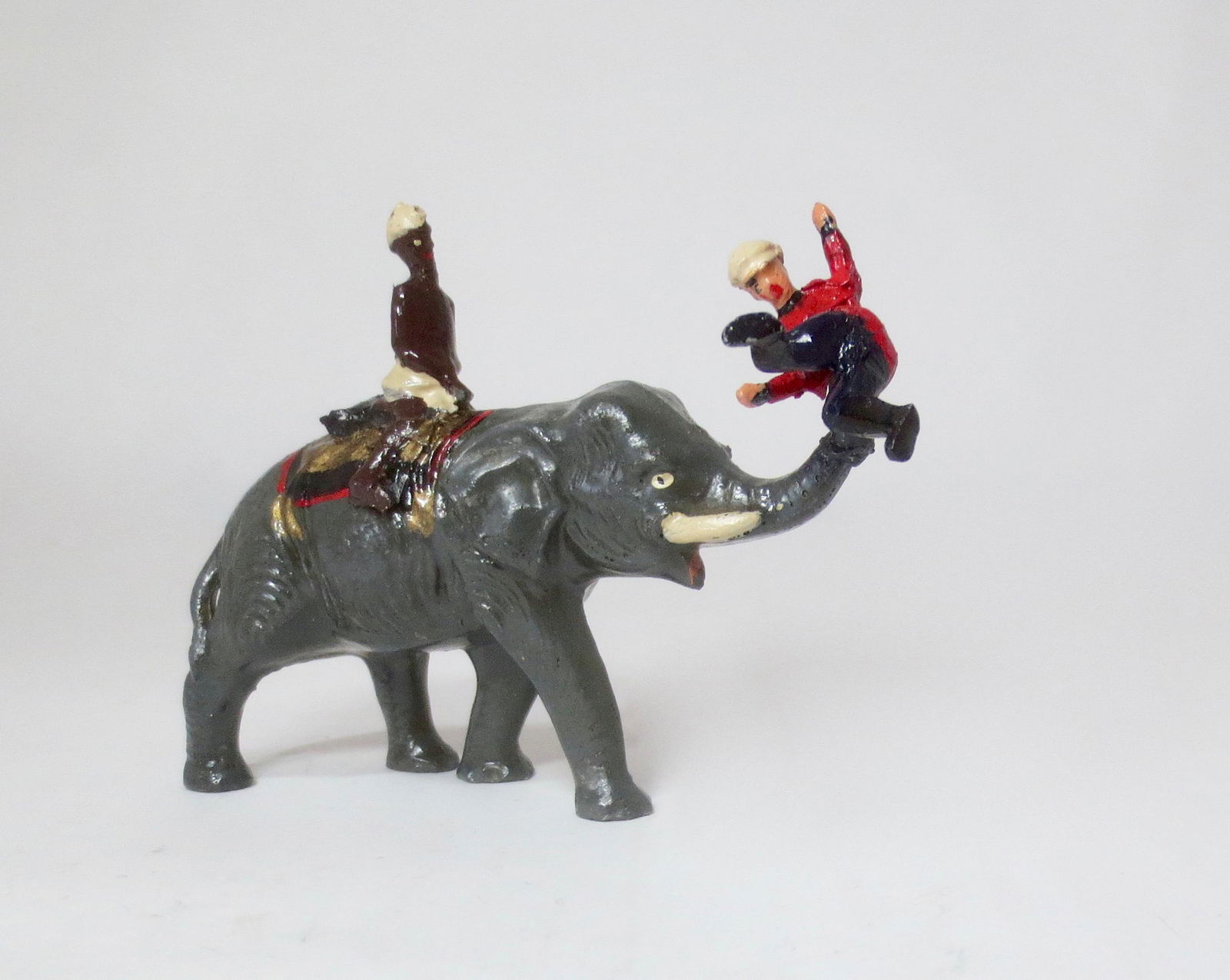 Indian Elephant Hurling British Officer (1 of 1)