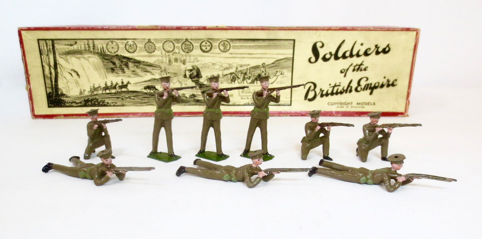 Britains #1260 British Infantry Firing (1 of 1)