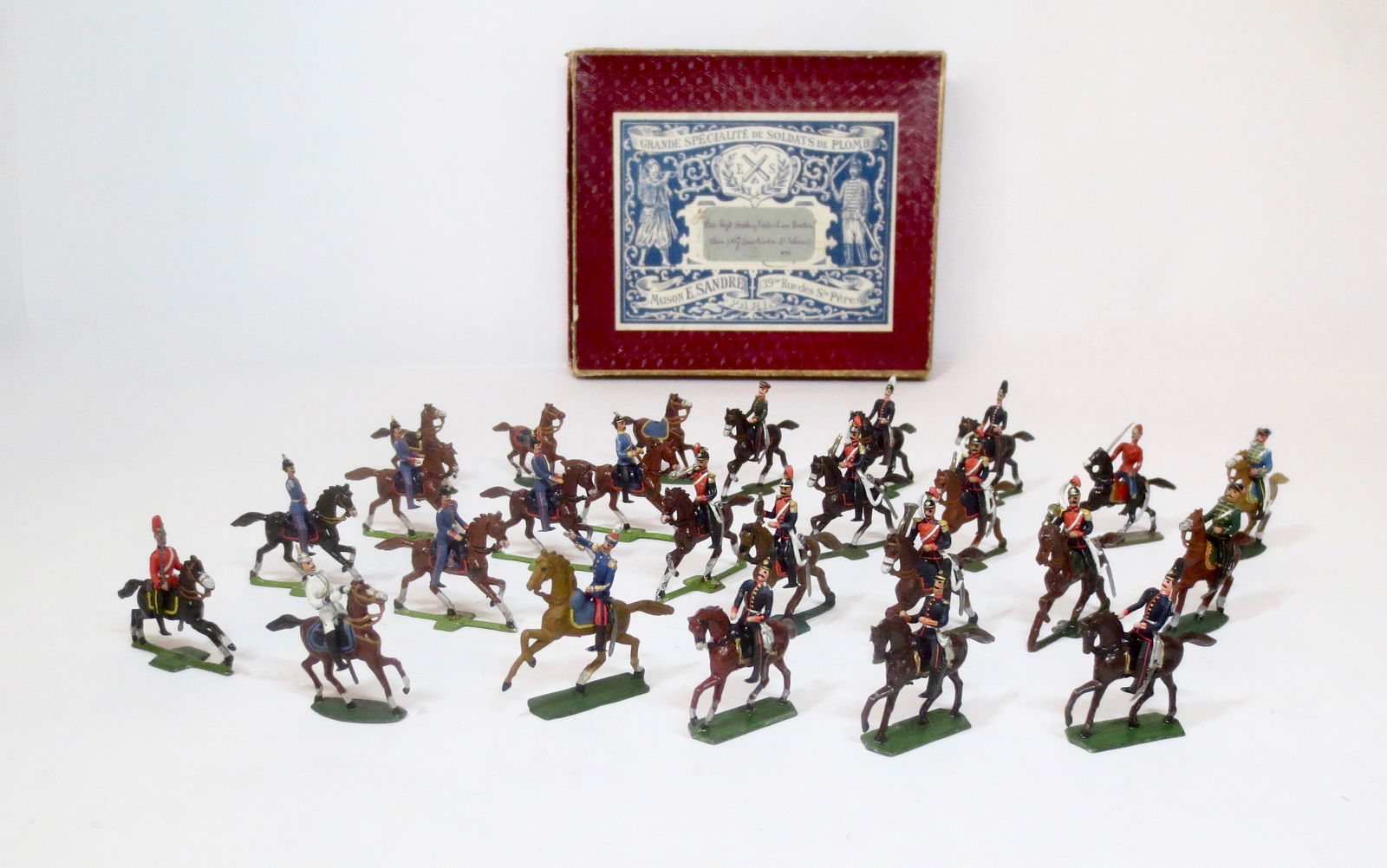Early Demi Ronde Assorted Mounted Soldiers (1 of 1)