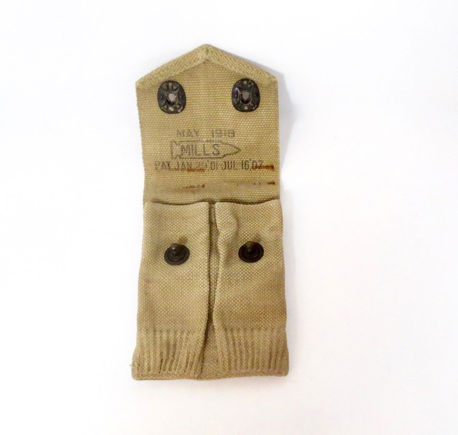 WW1 Mills US Army Ammo Pouch (1 of 1)
