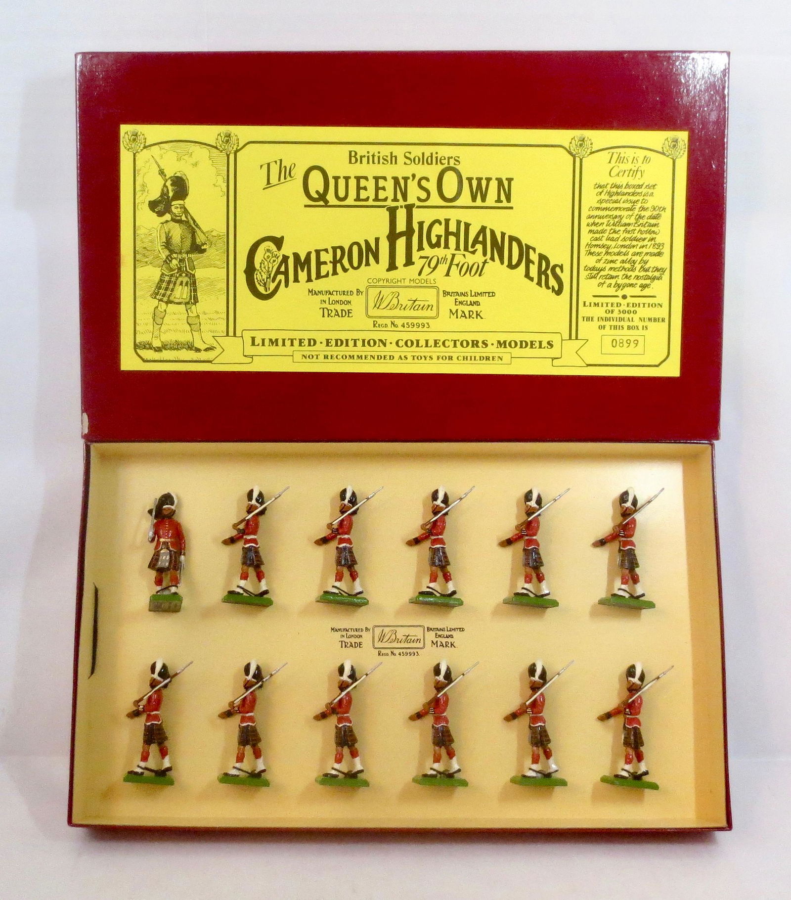 Britains #5183 Cameron Highlanders 79th Foot (1 of 1)