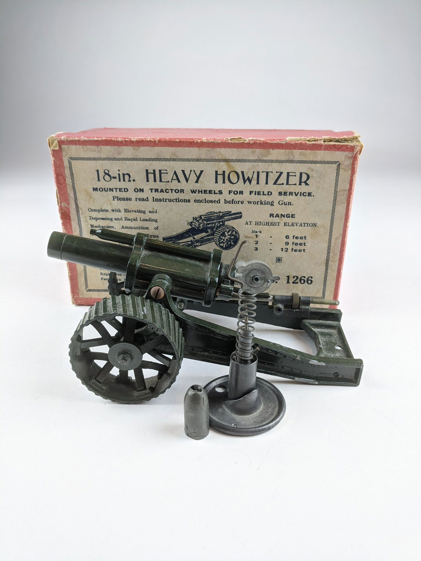 Britains #1266 18" Heavy Howitzer (1 of 1)