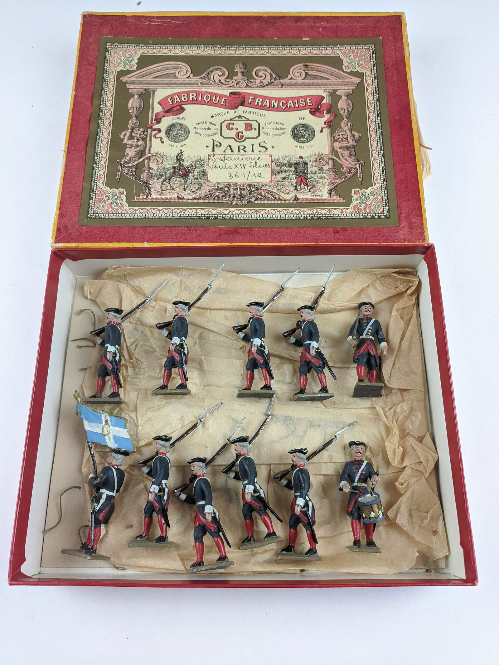 Mignot Infantry Louis XIV Bleus (1 of 1)