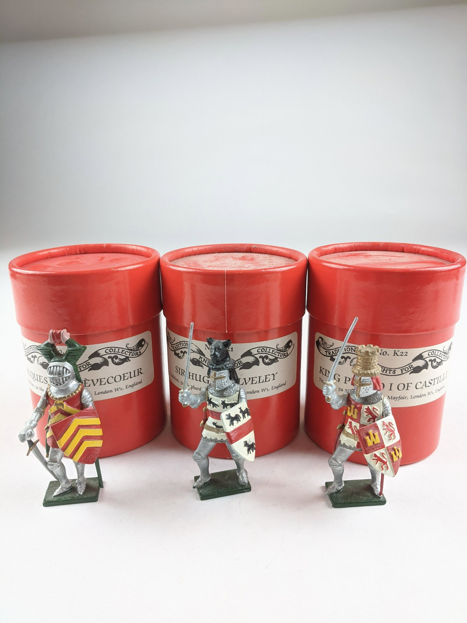 Tradition K20,21,22 Crevecoeur, Calveley, Castile: 3 Pieces Condition Excellent Boxes Excellent