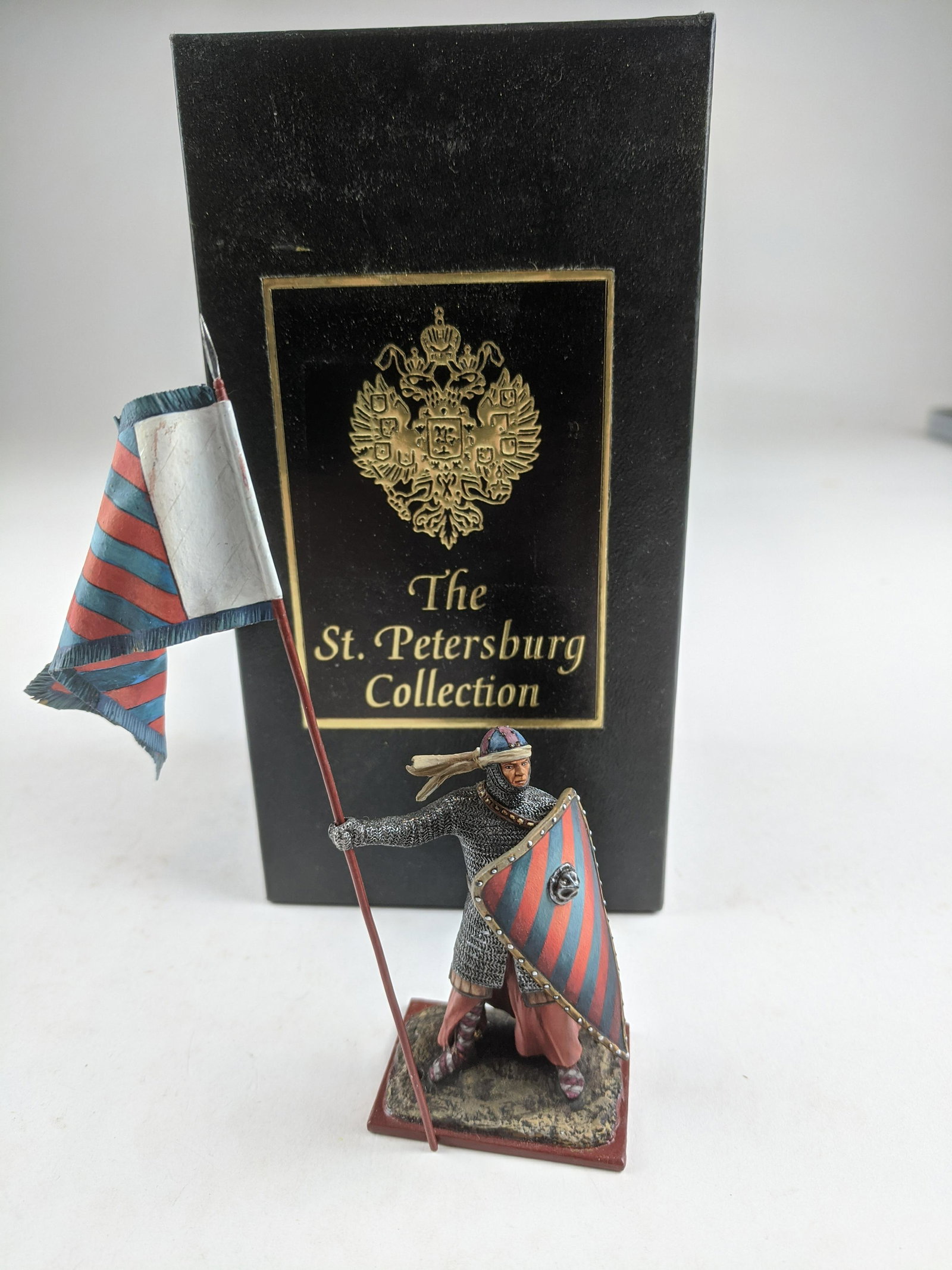 Russian Studios #6110.4 with Flag: 1 Piece Condition Excellent Box Excellent