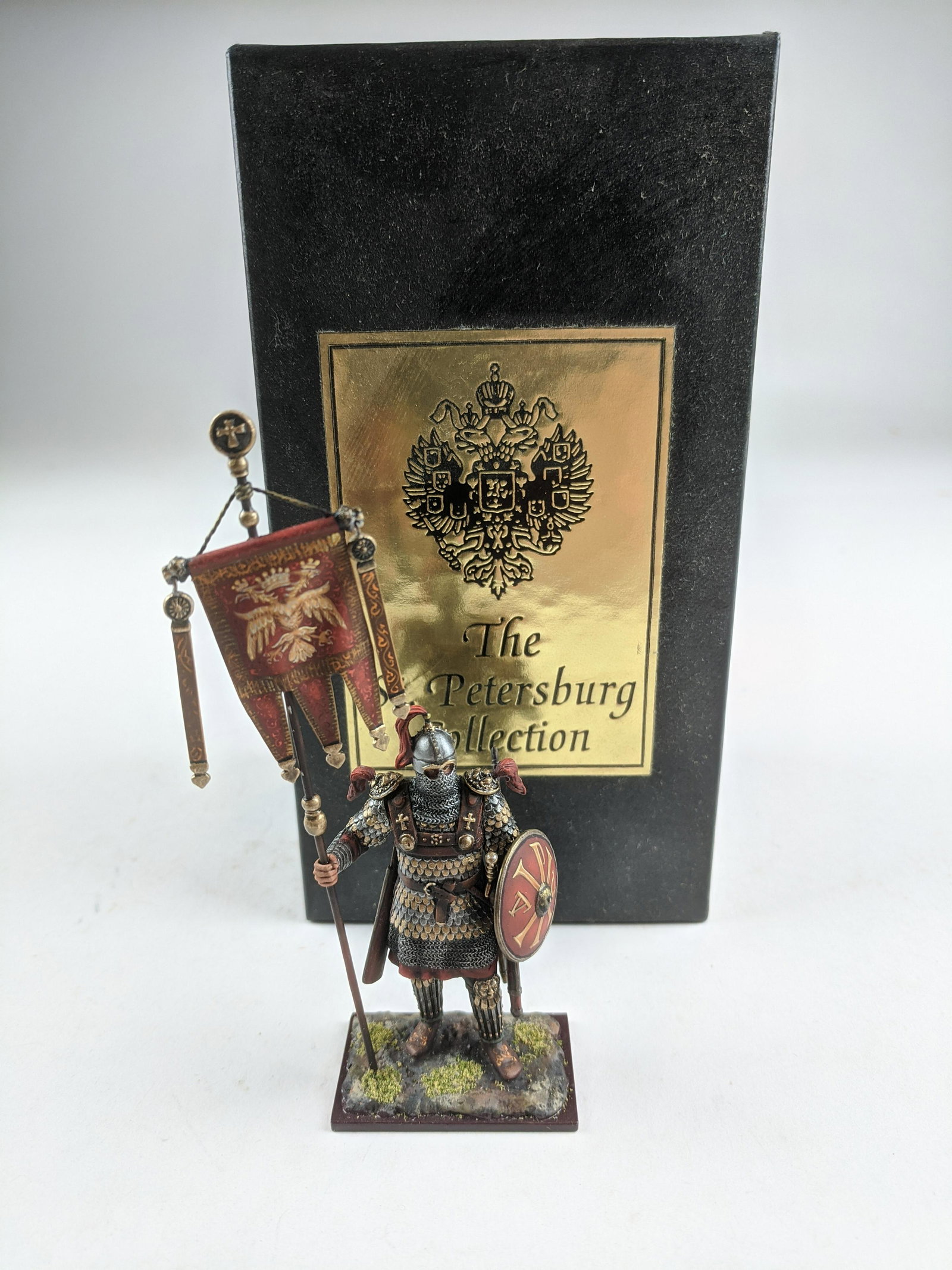 Russian Studios #6373 with Pennant: 1 Piece Condition Excellent Box Excellent