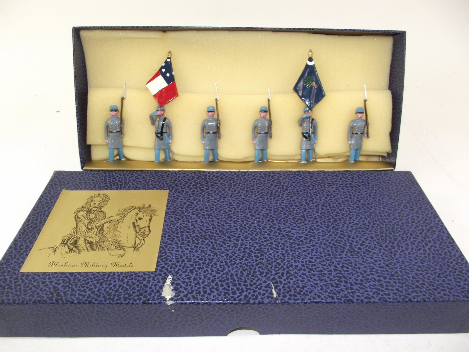 Blenheim B39 ACW South Carolina Colors: Complete set with box, mint. 6 pcs.
