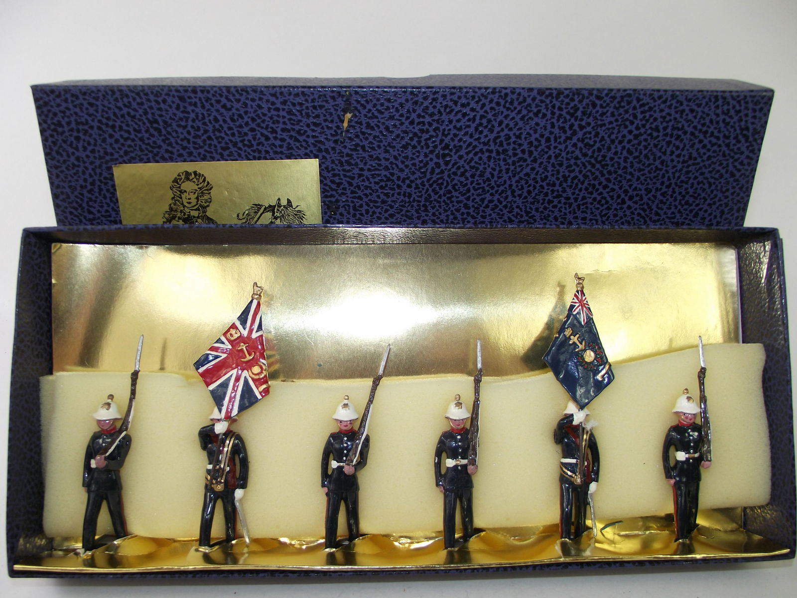Blenheim Royal Marine Colour Party (1 of 1)