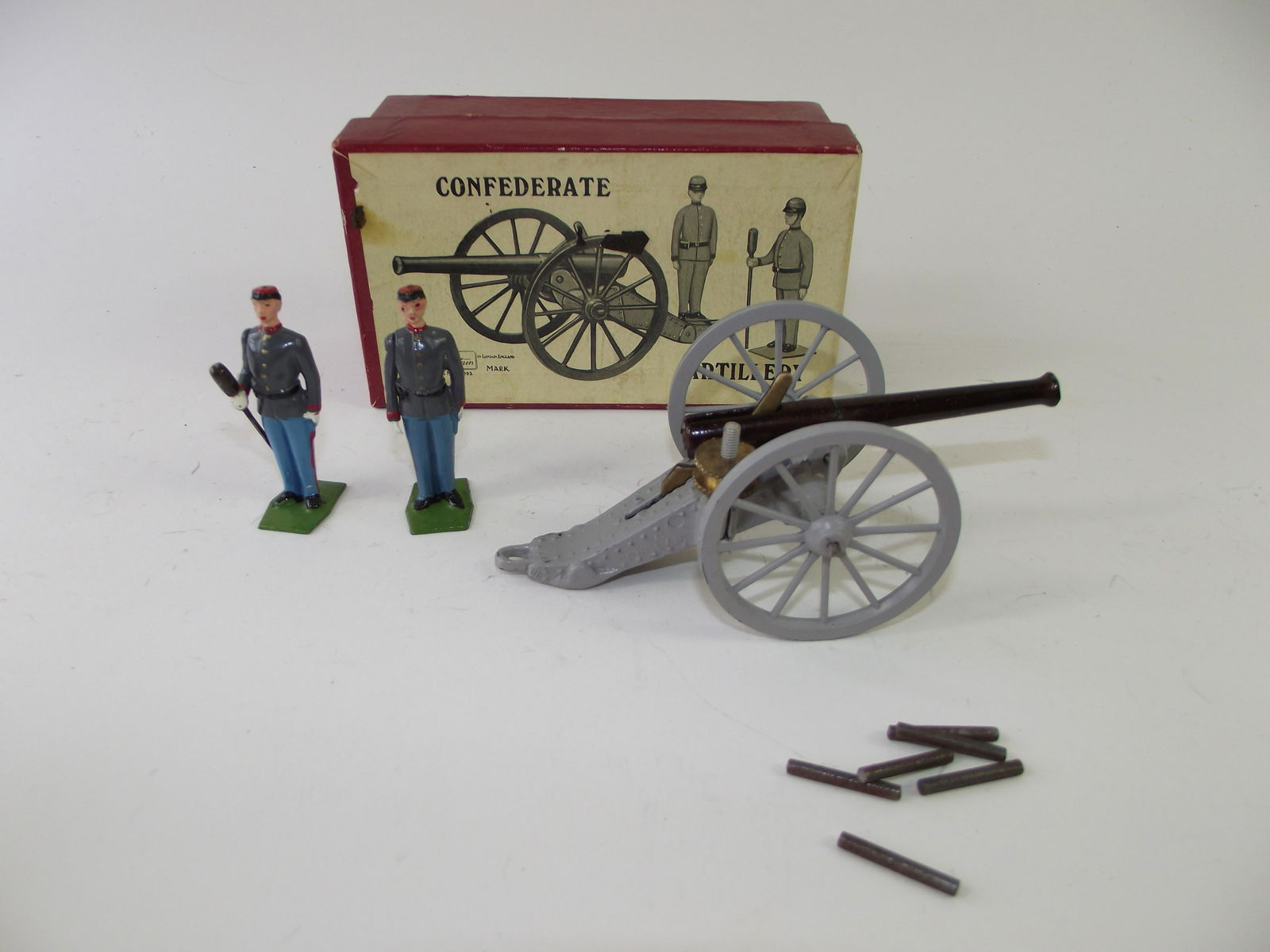 Britains #2058 Confederate Artillery (1 of 1)