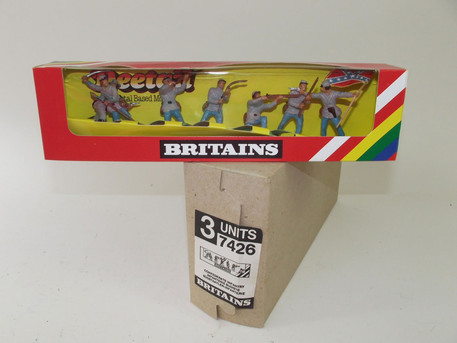 Britains Deetail #7426 Confederate Infantry (1 of 1)