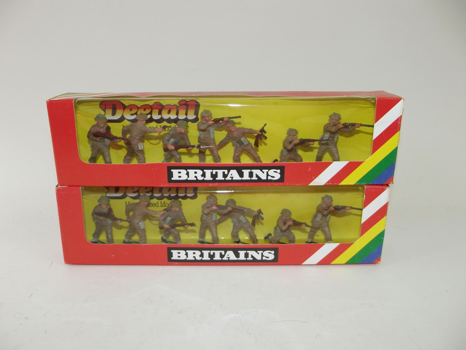 Britains Deetail #7347 7 British Infantry (1 of 1)