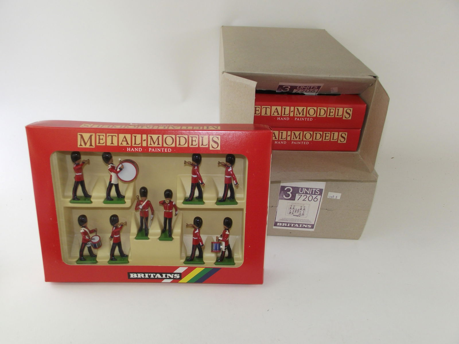 Britains 7206 10 Scots Guards Drums & Bugles (1 of 1)