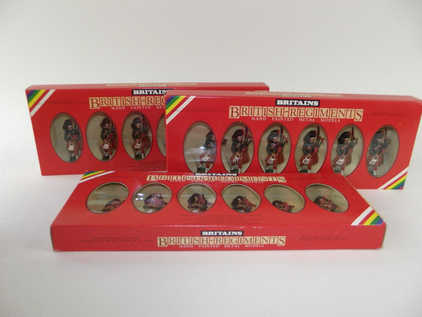 Britains 7240 6 Black Watch Pipers (1 of 1)