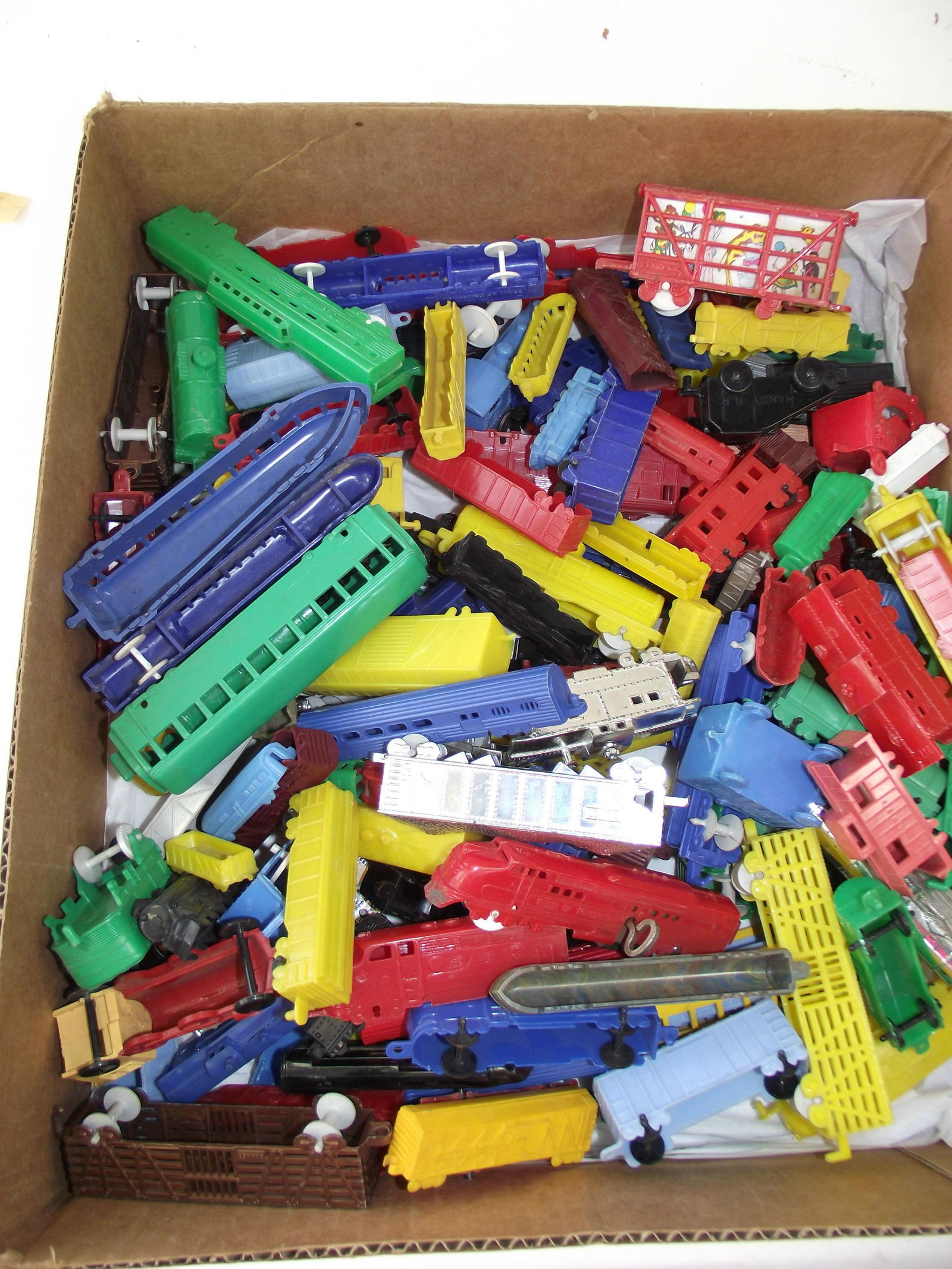 Vintage Plastic Floor Train Collection (1 of 1)