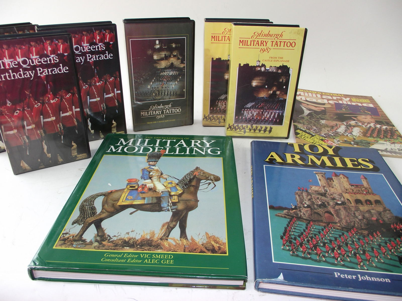Toy soldier books and VHS collection (1 of 1)