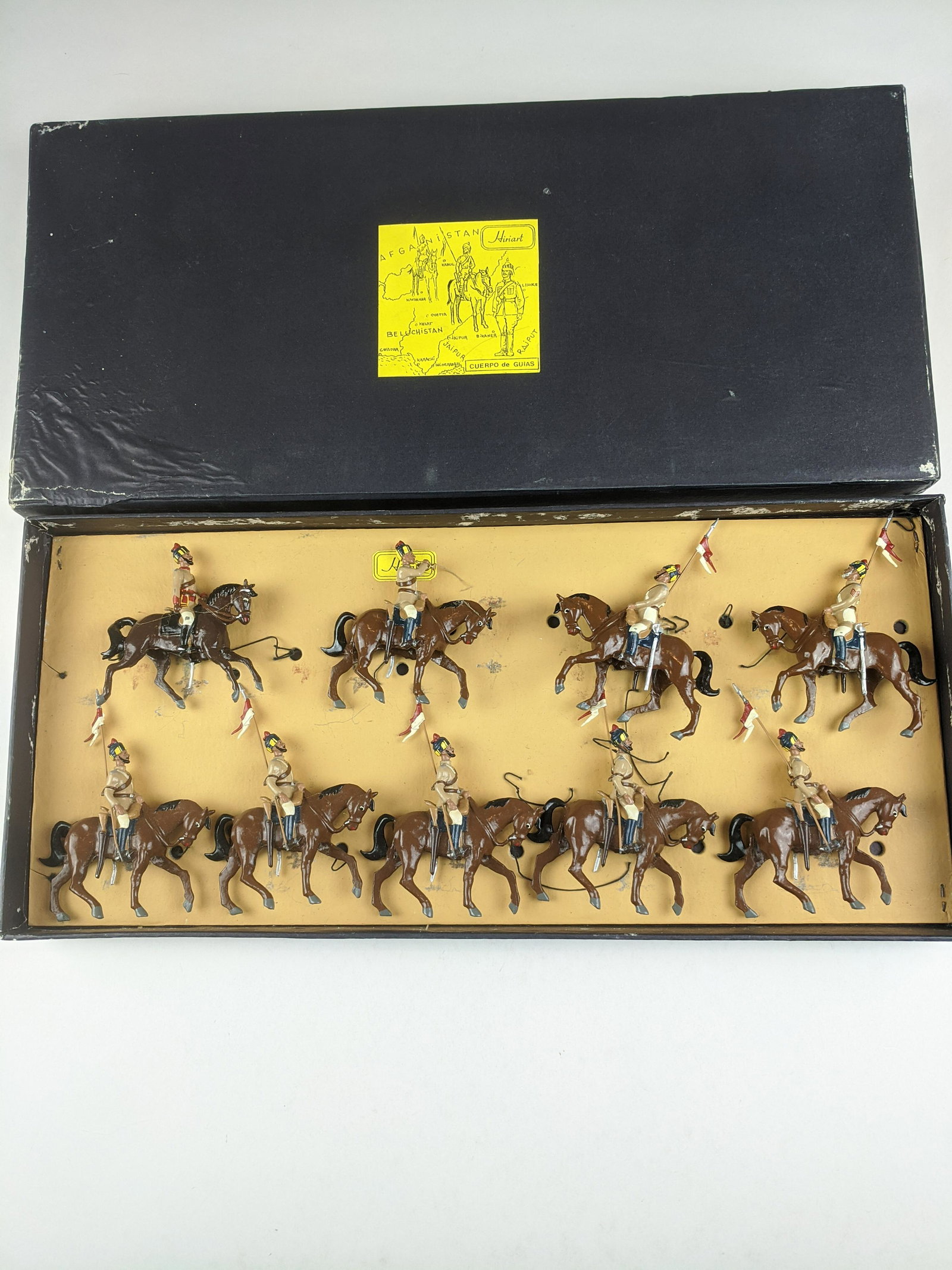 Hiriart Cuerpo De Guias Mounter: 9 Pieces Condition Excellent Box Fair