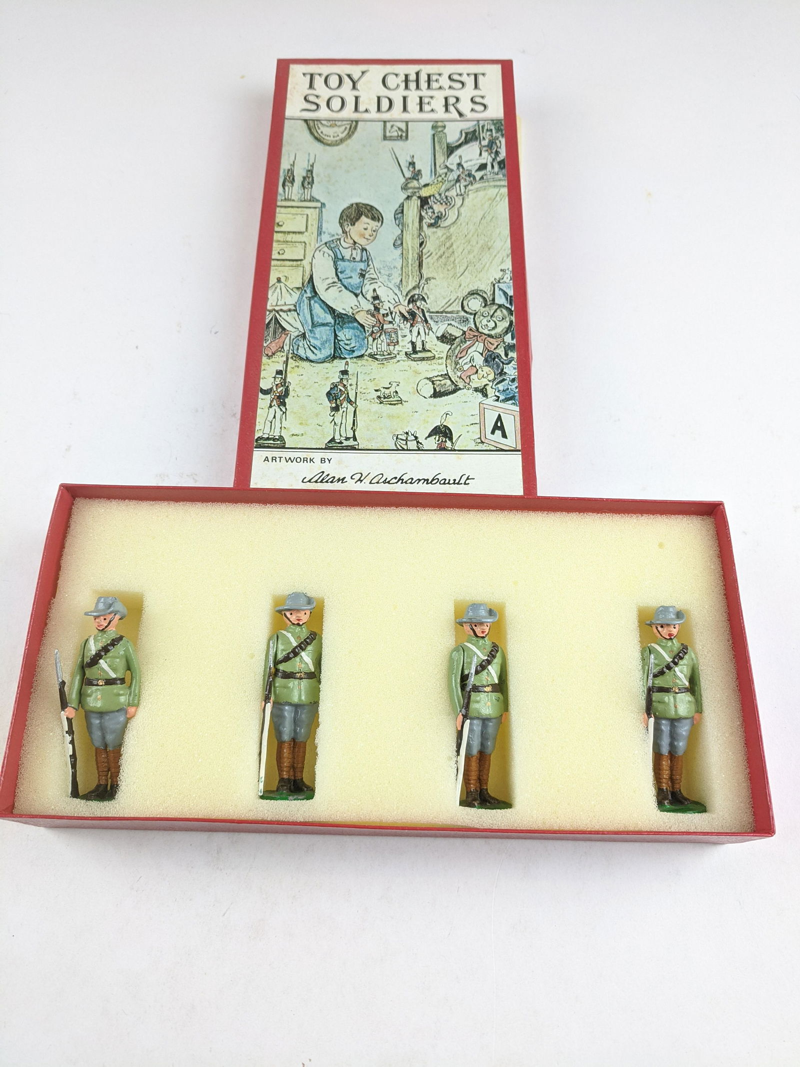 Toy Chest Soldiers at Attention (1 of 1)