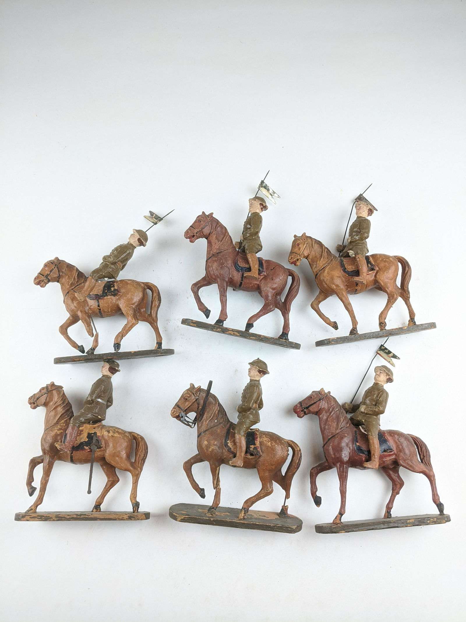 Elastolin WWI Steel Helmet Marching 9cm (1 of 1)