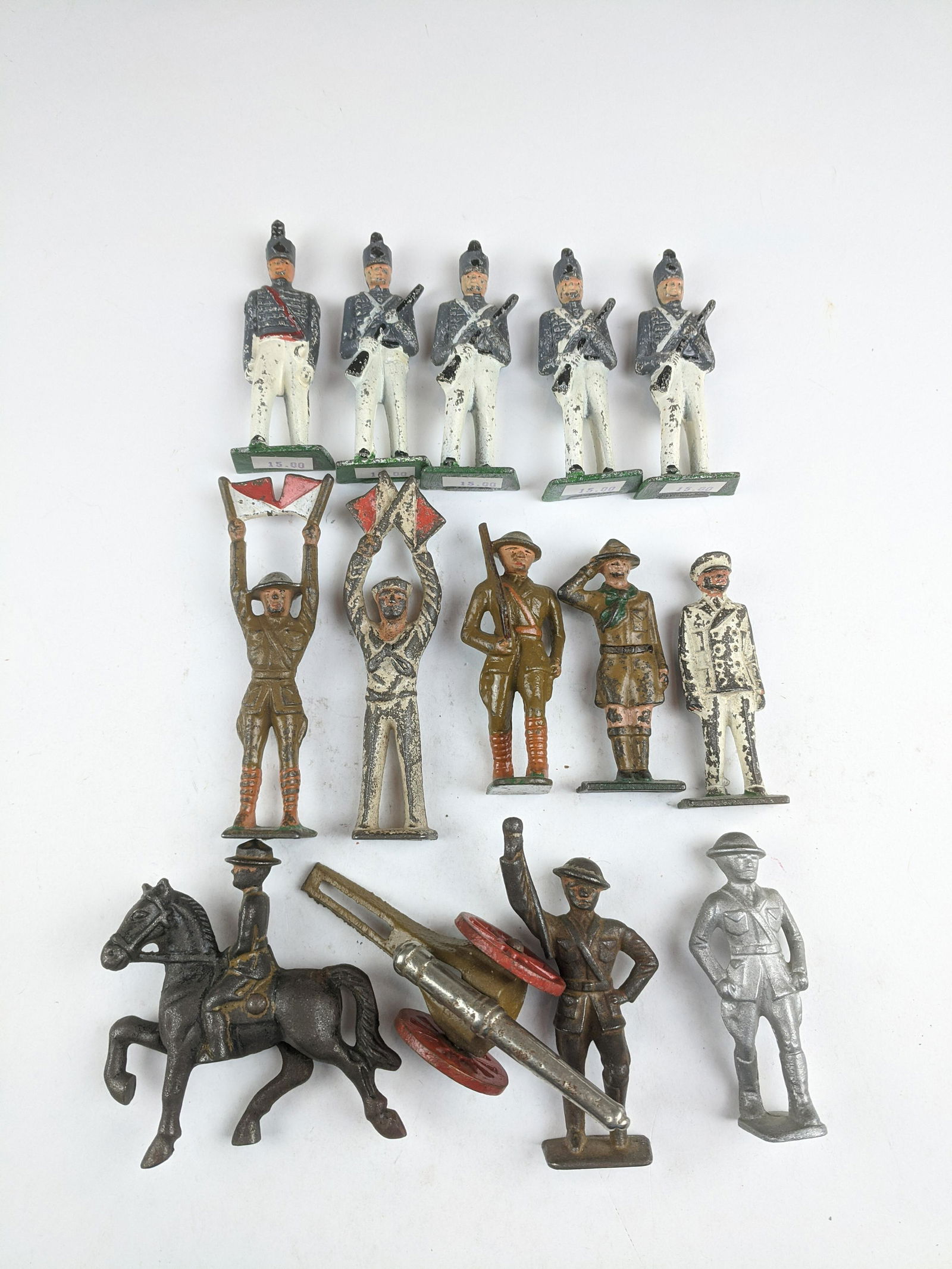 Grey Iron Soldiers Various Poses (1 of 1)